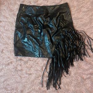 Pleather Skirt